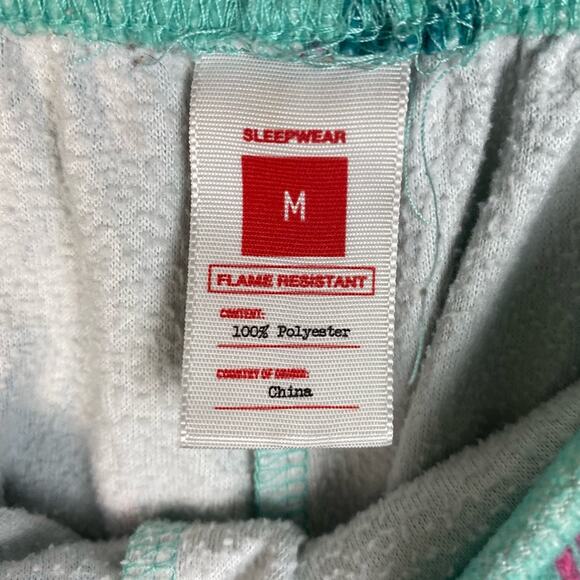 THREE GIRLS VARIOUS BRAND PAJAMA PANTS SKULL SPACE SHUTTLE DEER SIZES 7/8/M - Picture 12 of 14